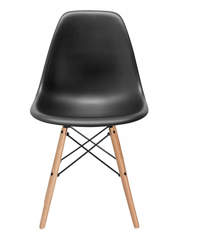 Moderni kėdė svetainei, virtuvei, JUODA, 1vnt.