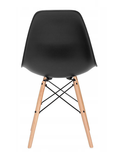 Virtuvės, svetainės kėdės, komplektas JUODOS, 4vnt.