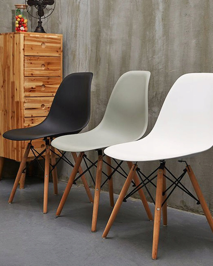 4x Kėdžių komplektas svetainei, virtuvei, PILKOS, 4vnt.