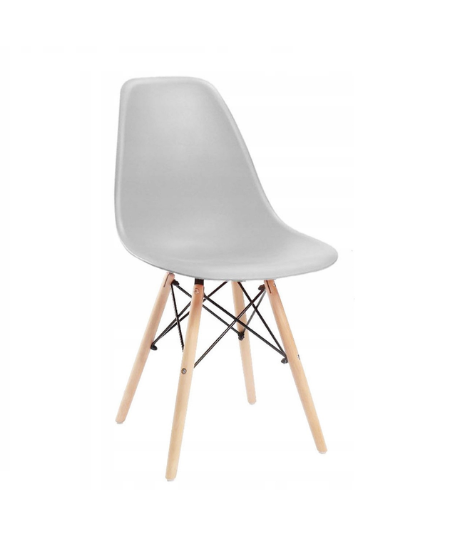 Moderni kėdė svetainei, virtuvei, PILKA, 1vnt.