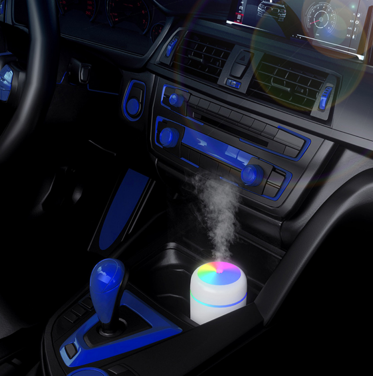 Difuzorius, oro drėkintuvas, šviečiantis