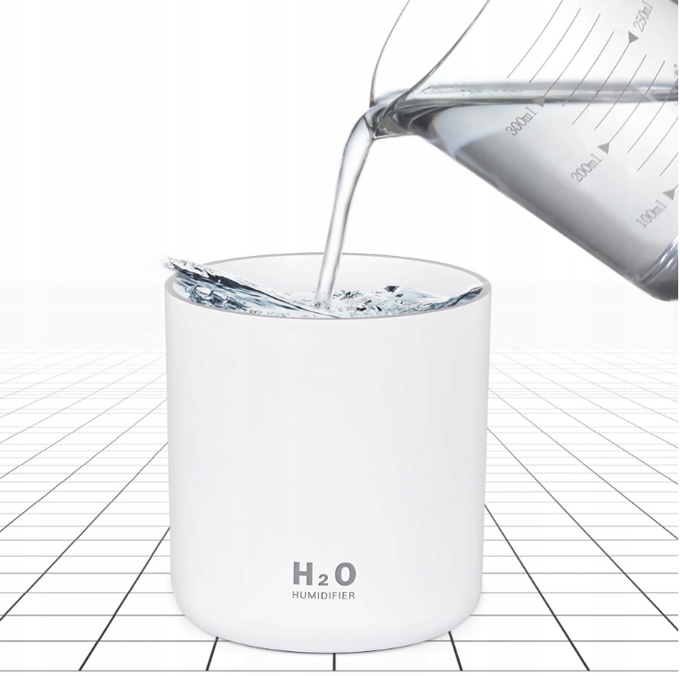 Difuzorius, oro drėkintuvas, šviečiantis