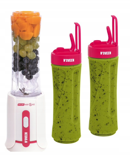 Blenderis Sport Mix & Fit SB220 Amarant 300W su 2 buteliukais 600ml