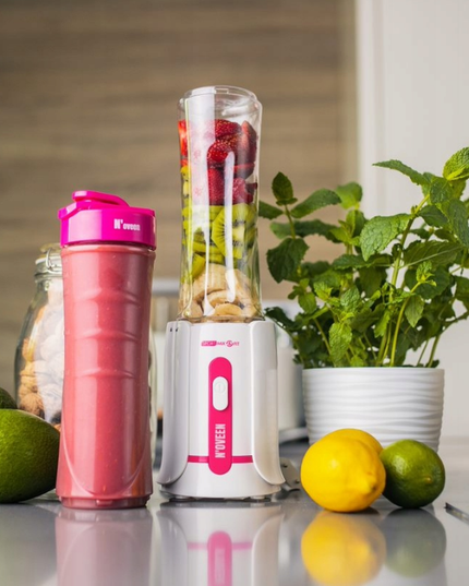 Blenderis Sport Mix & Fit SB220 Amarant 300W su 2 buteliukais 600ml