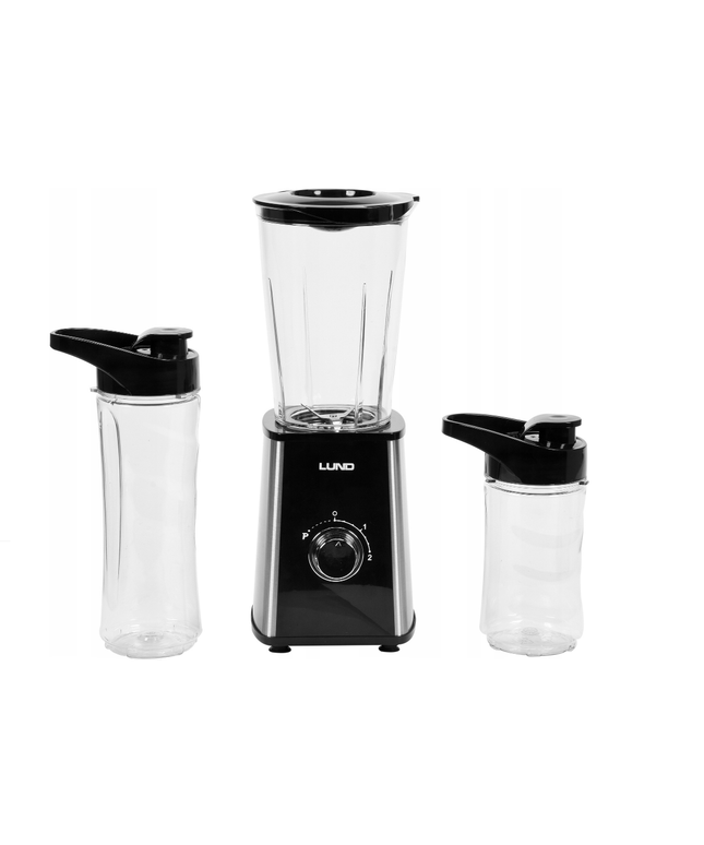 Trintuvas, Blenderis Kokteiliams LUND 300W + 2 Buteliukai