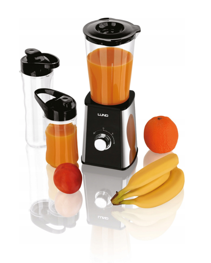 Trintuvas, Blenderis Kokteiliams LUND 300W + 2 Buteliukai