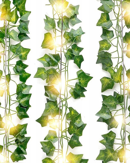 Dirbtinio vijoklio girlianda su LED lemputėmis 25M