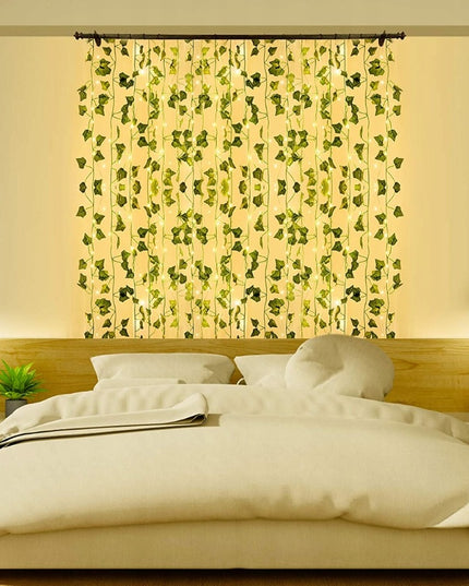 Dirbtinio vijoklio girlianda su LED lemputėmis 25M