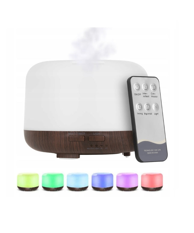 Oro drėkintuvas, difuzorius, šviečiantis