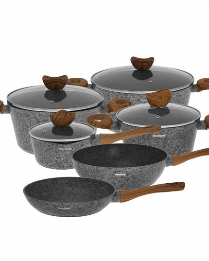 Puodų ir keptuvių komplektas, rinkinys Klausberg 6 vnt.